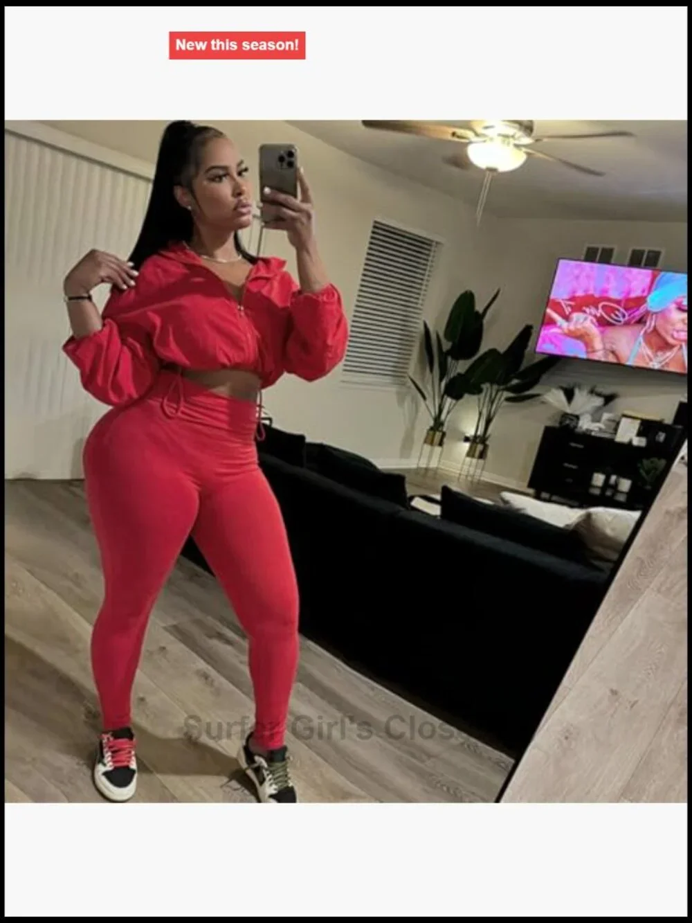 2 Piece Outfits Tracksuit Zip Up Crop Jacket Bodycon Pant Set Workout Activewear